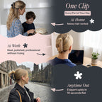 3 Assorted Claw clips for women - Hair Accessories for your daily hair do