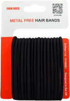 Zulfaye Hair Bands, Hair Accessories for girls, Hair Bobbles for Thick Hair, 4mm Snag Free Elastic Hairbands no Damage Hair Ties